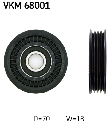 Galoppino/Guidacinghia, Cinghia Poly-V - VKM 68001 SKF
